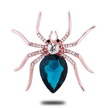 2016 Popular Cute Big Spider Brooch Gold Plated Zircon Crystal Luxury CC  Brooches  For Women Choose Fashion Jewelry Good Gift