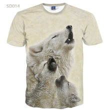 2016 Summer Fashion Abstract Animal 3D Print T-shirt for Women/Men Casual Short-sleeve O-neck Mens 3d t shirt Top Tees  S-XXL