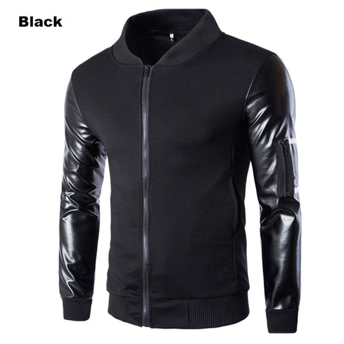 European and American Style Men's Jacket Hot Sale Long Sleeve Patchwork type Men Outerwear Free Shipping
