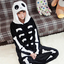 Wholesale Unicorn Stitch Panda Unisex Flannel Hoodie Pajamas Costume Cosplay Animal Onesies Sleepwear For Men Women Adults