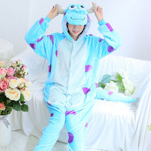 Wholesale Unicorn Stitch Panda Unisex Flannel Hoodie Pajamas Costume Cosplay Animal Onesies Sleepwear For Men Women Adults