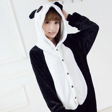Wholesale Unicorn Stitch Panda Unisex Flannel Hoodie Pajamas Costume Cosplay Animal Onesies Sleepwear For Men Women Adults