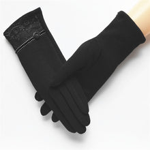 Elegant Touch Screen Cotton Gloves