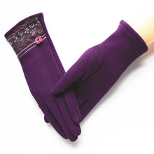 Elegant Touch Screen Cotton Gloves