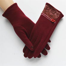 Elegant Touch Screen Cotton Gloves