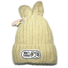 2016 New Creative Design Small Rabbit Children's Wool Cap Winter Fashion Warm Knit Hat for Girl Gift