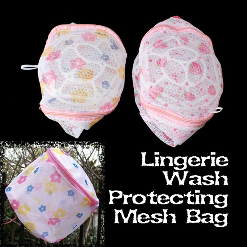 Women Hosiery Bra Lingerie Washing Bag Protecting Mesh Aid Laundry Saver  V1MF