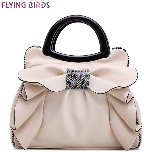 FLYING BIRDS! 2016 women handbag designer women leather handbags retro wedding tote bolsas brands flower embossed bag LM3162fb