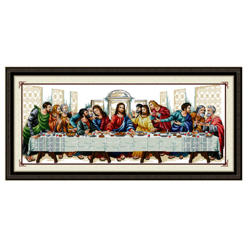 101 * 48cm The Last Supper  DIY  Full Needlework Handmade Cross Stitch Kits 'The Last Supper' Cross-Stitching Decor