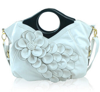 FLYING BIRDS! women handbag elegant women leather handbags retro bride wedding tote bolsas brands flower embossed bag LM3161fb