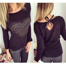 2017 Spring Fall Women Off Shoulder Knitted Sweaters Pullovers Long Sleeve Heart Pattern Casual Jumper Tops Plus Size Pull Femme