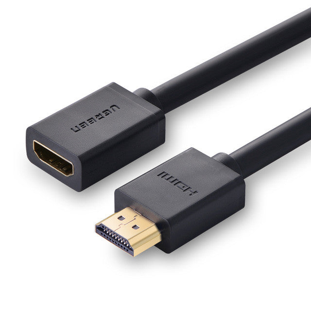 Ugreen HDMI extension cable male to female 1m 2m HDMI to HDMI 4K 3D 1.4v cable for HD TV LCD laptop PS3 projector computer cable