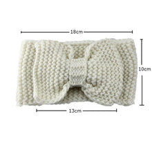 Women Knitted Bow Headband 2016 New Turbante Ear Warmer Winter Ladies Turban Head Wraps Hair Accessorie 6 Colors