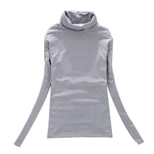 2016 Women Sweater Turtleneck Long Sleeve Knitted Basic Sweater Solid Bottoming Women Sweaters Pullovers Autumn Winter Knitwear