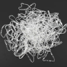 Wholesale 100pcs Hair Accessories Mini Braid Plaits Elastic Tie Band Ponytail Holder Elastic Rubber Clear White Accessories Girl