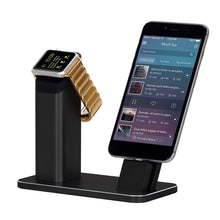Modern Design Aluminum Alloy Mobile Phone Charging Base Stand Metal Charging Cradle Dock Charger For Apple For Iwatch Wholesale