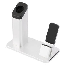 Modern Design Aluminum Alloy Mobile Phone Charging Base Stand Metal Charging Cradle Dock Charger For Apple For Iwatch Wholesale