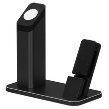 Modern Design Aluminum Alloy Mobile Phone Charging Base Stand Metal Charging Cradle Dock Charger For Apple For Iwatch Wholesale