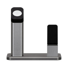 Modern Design Aluminum Alloy Mobile Phone Charging Base Stand Metal Charging Cradle Dock Charger For Apple For Iwatch Wholesale