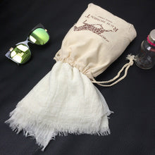 2017 New Fashion Style Women Scarf Pashmina Solid Cotton Linen Female Scarf  Keep Warm Literature 190x160cm  with A Bag