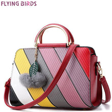 FLYING BIRDS women handbag luxury designer women bags famous brands leather bolsas printing ladies messenger bag purse LM4307fb
