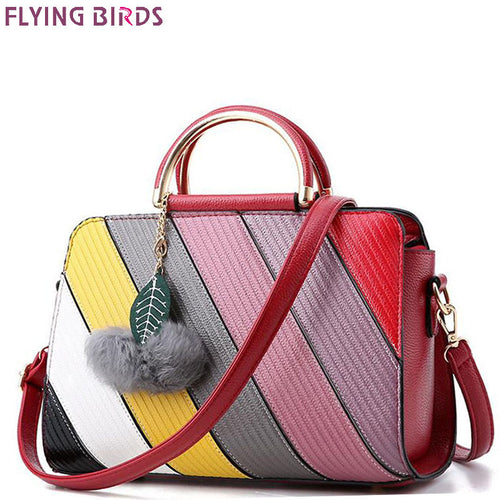 FLYING BIRDS women handbag luxury designer women bags famous brands leather bolsas printing ladies messenger bag purse LM4307fb