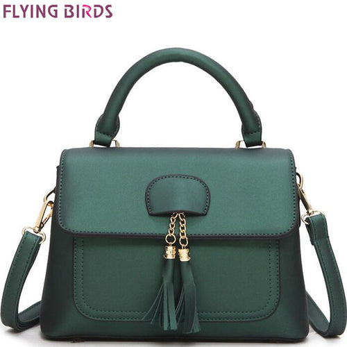 FLYING BIRDS tassel women messenger bags crossbody tote fashion pouch women bag leather bag ladies high quality LM4431fb