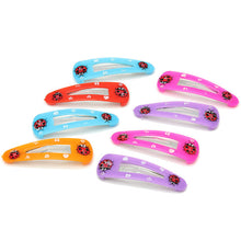 20Pcs/set Cute Hairclip Candy Colors Lovely Girls Hair Clips Hairpin Ladybird Barrette Accessories Random Send