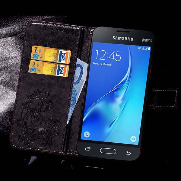 Multifunction Flip Wallet Leather phone Case For Samsung Galaxy J1 Mini Cover Coque J105 J105H Funda Phone bags With Card Holder
