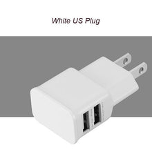 High Quality 2 Port Charger Universal US Plug USB Charge Head Travel Wall Phone Charger For Iphone Samsung Smart Phone Tablet PC
