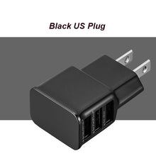 High Quality USB Charger 5V 2.4A Phone Charge 3 Ports USB Smartphone Charger Adapter For Huawei Samsung iphone Tablet PC US Plug