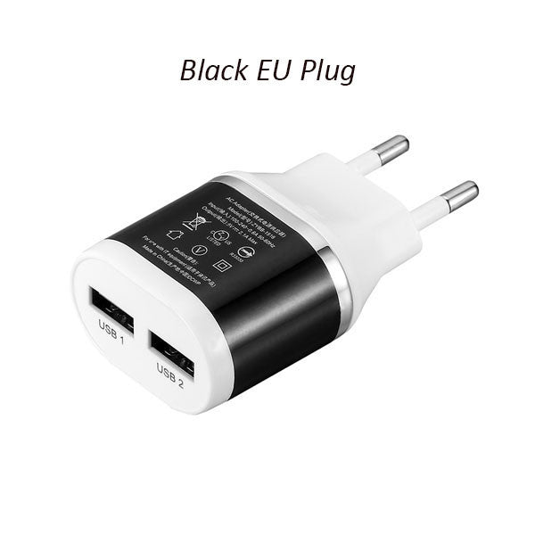 Phone Charger Quick Fast Universal USB Charge Portable EU US Plug Travel Wall Charger Adapter For Smart Phone Iphone iPad Tablet