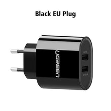 Ugreen USB Charger 5V3.4A Universal Portable Travel Wall Charger Adapter Samsung EU Plug Mobile Phone Charger for iPhone Laptop