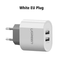 Ugreen USB Charger 5V3.4A Universal Portable Travel Wall Charger Adapter Samsung EU Plug Mobile Phone Charger for iPhone Laptop
