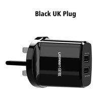 Ugreen USB Charger 5V3.4A Universal Portable Travel Wall Charger Adapter Samsung EU Plug Mobile Phone Charger for iPhone Laptop