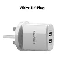 Ugreen USB Charger 5V3.4A Universal Portable Travel Wall Charger Adapter Samsung EU Plug Mobile Phone Charger for iPhone Laptop