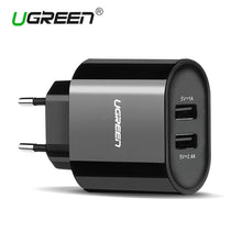 Ugreen USB Charger 5V3.4A Universal Portable Travel Wall Charger Adapter Samsung EU Plug Mobile Phone Charger for iPhone Laptop