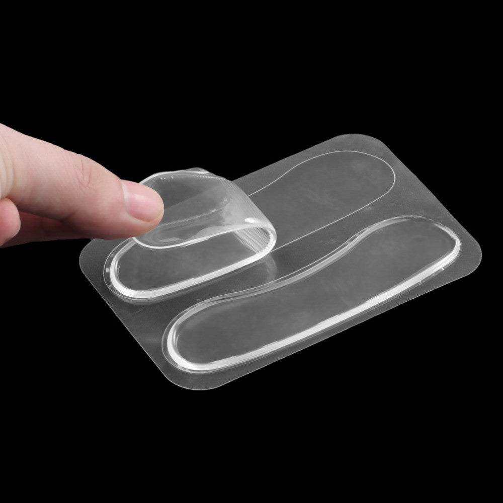Hot ! 1Pair Silicone Gel Heel Cushion protector Foot feet Care Shoe Insert Pad Insole New