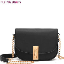 FLYING BIRDS chain bags women leather handbags bolsas high quality women's messenger bags designer tote summer style Saddle A835