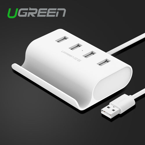 Ugreen USB HUB 4 Port High Speed USB 2.0 OTG Hub with Stand Power Interface Micro USB Splitter for Notebook Computer Laptop PC