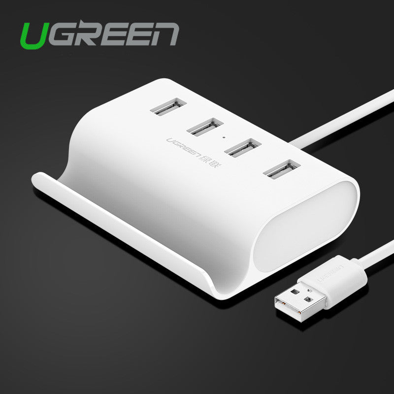 Ugreen USB HUB 4 Port High Speed USB 2.0 OTG Hub with Stand Power Interface Micro USB Splitter for Notebook Computer Laptop PC