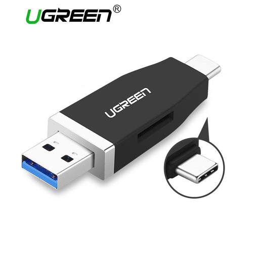 Ugreen USB 3.0 Micro SD Card Reader Type C Multi Memory OTG Card Reader USB-C TF Cardreader for MacBook Air Computer Laptop