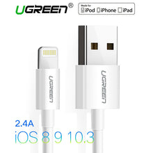 Ugreen USB Cable for iPhone 6 7 iPad 2.1A Lightning to USB Cable MFi Fast Charger Data Cable For iPhone 5S 5 Mobile Phone Cables