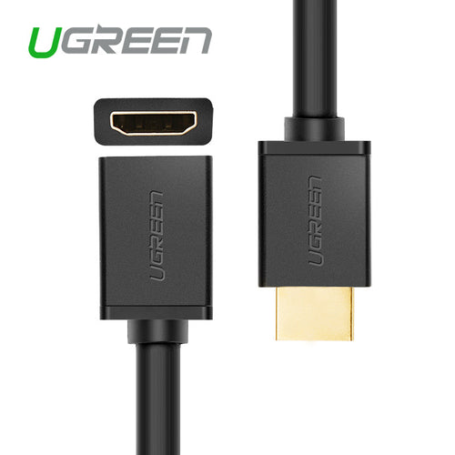 Ugreen HDMI extension cable male to female 1m 2m HDMI to HDMI 4K 3D 1.4v cable for HD TV LCD laptop PS3 projector computer cable